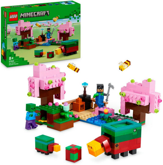 LEGO® Der Kirschblütengarten (21260), LEGO Minecraft Konstruktionsspielsteine, (304 St), Made in Europe