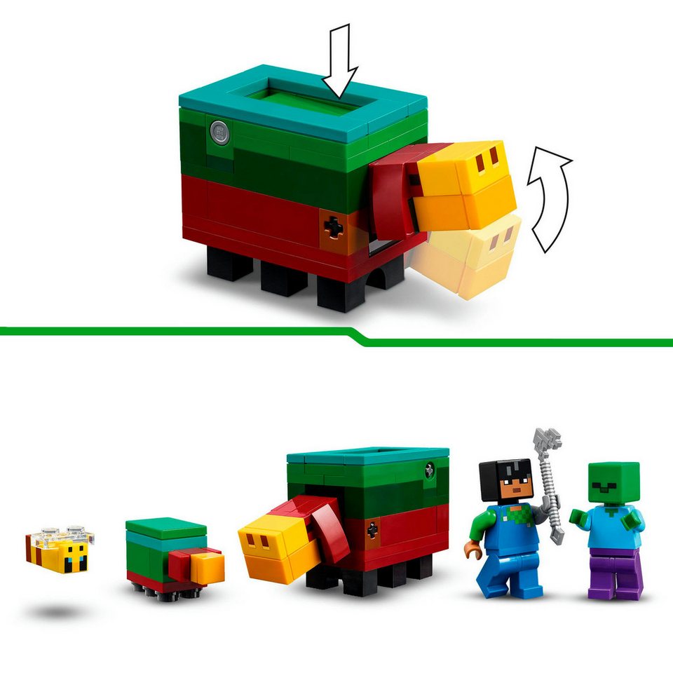 LEGO® Der Kirschblütengarten (21260), LEGO Minecraft Konstruktionsspielsteine, (304 St), Made in Europe