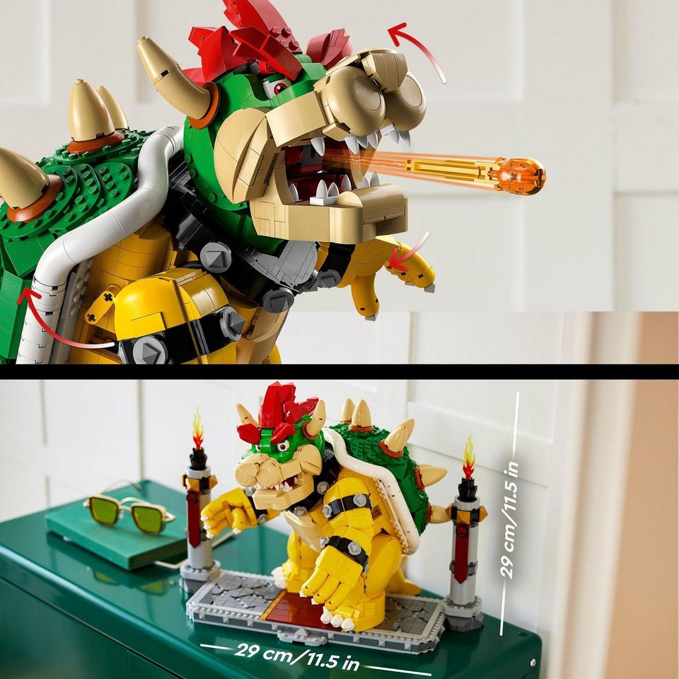 LEGO® Der mächtige Bowser (71411), LEGO® Super Mario Konstruktionsspielsteine, (2807 St), Made in Europe