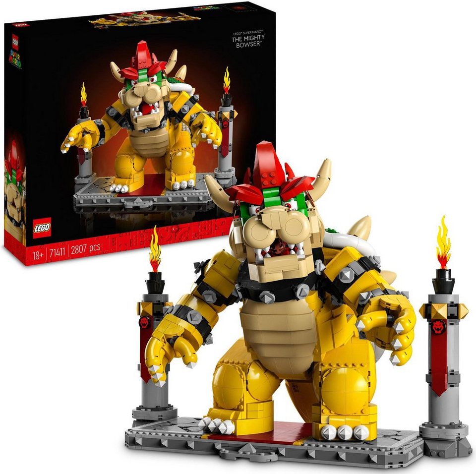 LEGO® Der mächtige Bowser (71411), LEGO® Super Mario Konstruktionsspielsteine, (2807 St), Made in Europe