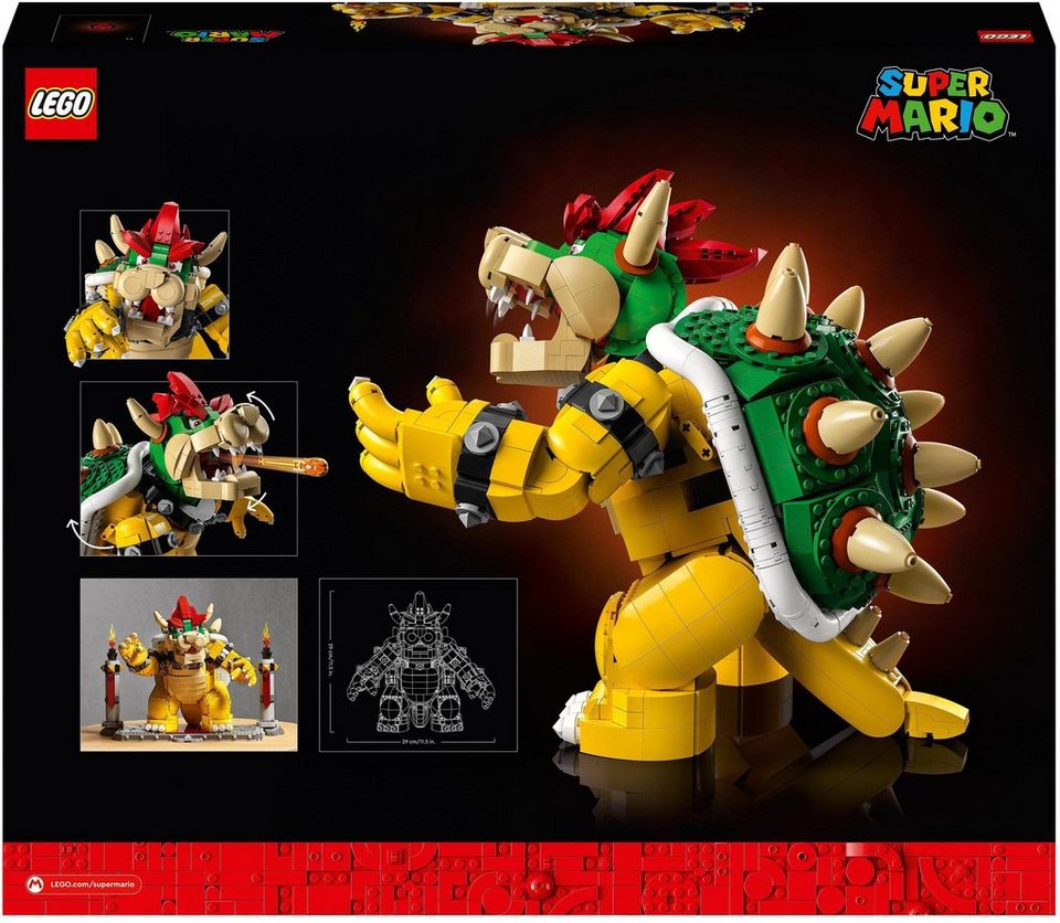 LEGO® Der mächtige Bowser (71411), LEGO® Super Mario Konstruktionsspielsteine, (2807 St), Made in Europe
