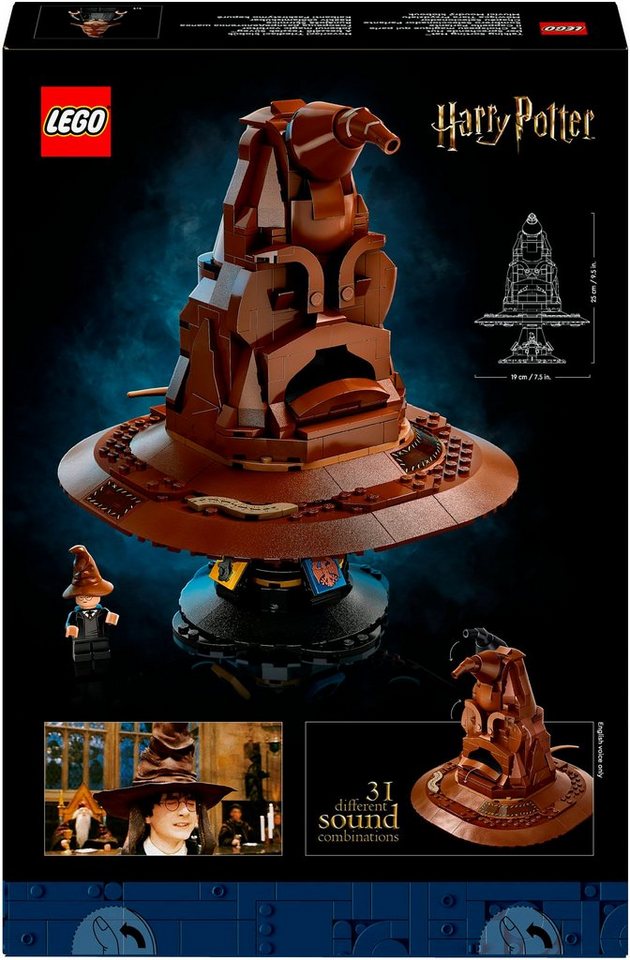 LEGO® Der Sprechende Hut (76429), LEGO® Harry Potter™ Konstruktionsspielsteine, (561 St), Made in Europe