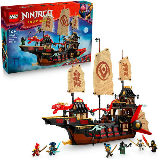 LEGO® Der Tempel-Flugsegler (71848), LEGO Ninjago Konstruktionsspielsteine, (2387 St), Made in Europe