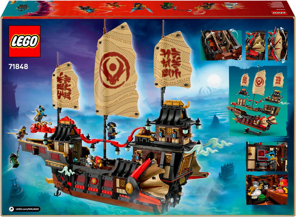 LEGO® Der Tempel-Flugsegler (71848), LEGO Ninjago Konstruktionsspielsteine, (2387 St), Made in Europe
