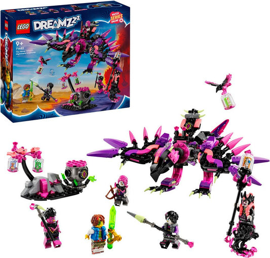 LEGO® Die Albtraumkreaturen der Nimmerhexe (71483), LEGO DREAMZzz Konstruktionsspielsteine, (457 St), Made in Europe