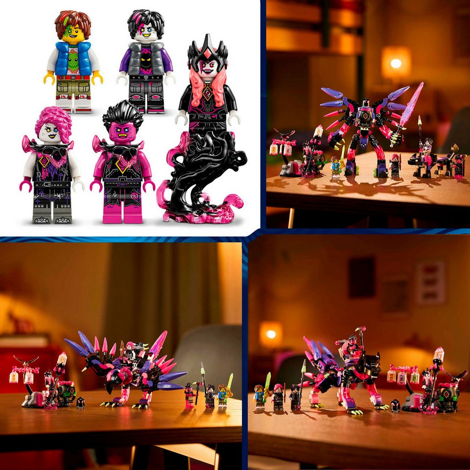 LEGO® Die Albtraumkreaturen der Nimmerhexe (71483), LEGO DREAMZzz Konstruktionsspielsteine, (457 St), Made in Europe