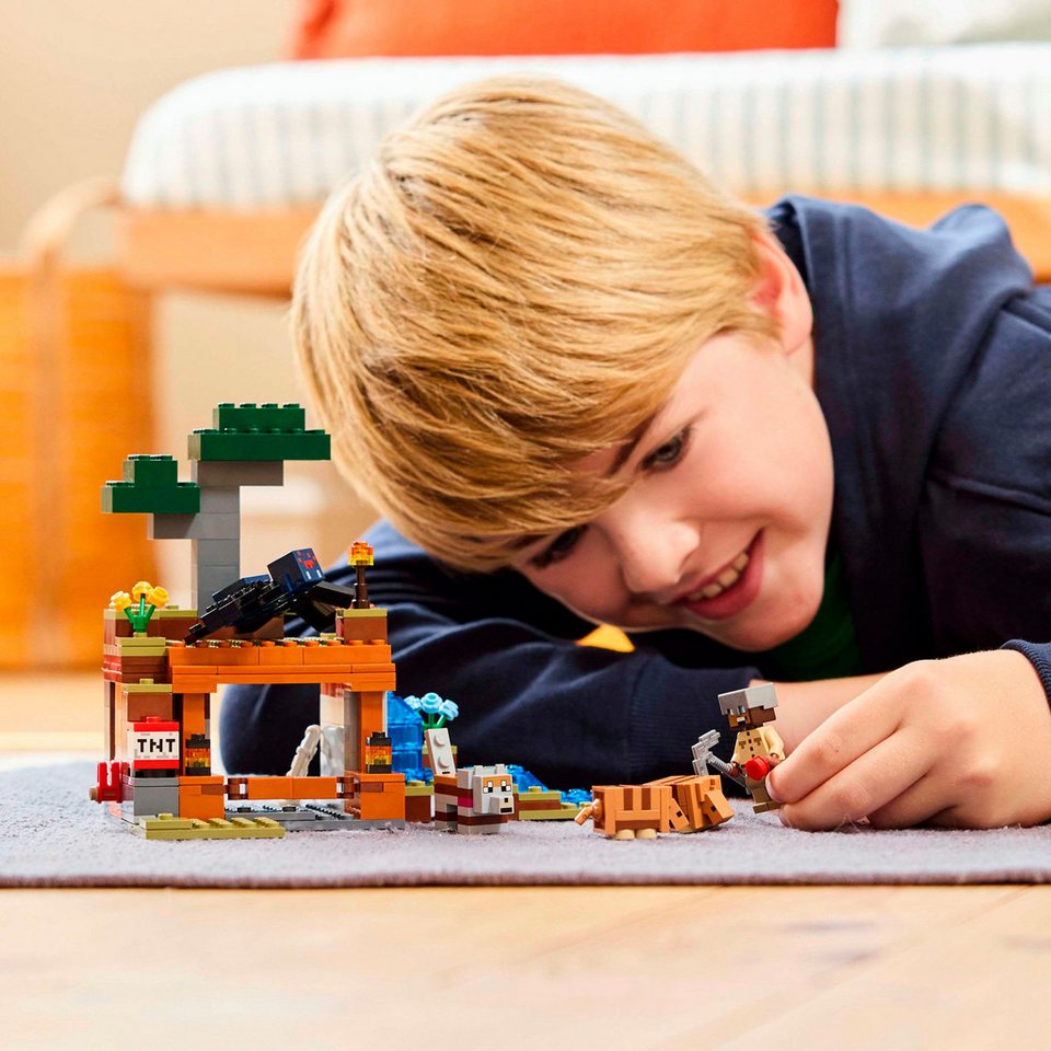LEGO® Die Expedition zur Gürteltiermine (21269), LEGO Minecraft Konstruktionsspielsteine, (247 St), Made in Europe