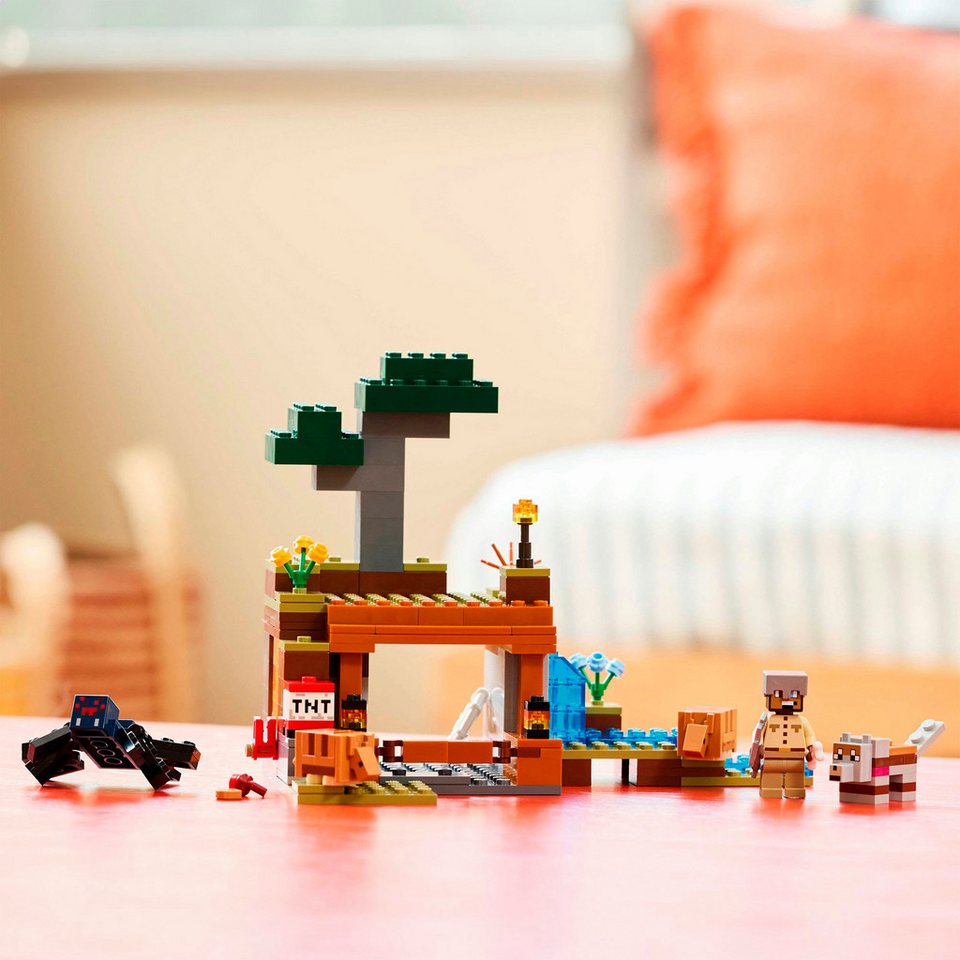 LEGO® Die Expedition zur Gürteltiermine (21269), LEGO Minecraft Konstruktionsspielsteine, (247 St), Made in Europe