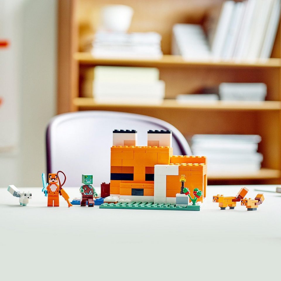 LEGO® Die Fuchs-Lodge (21178), LEGO® Minecraft™ Konstruktionsspielsteine, (193 St)