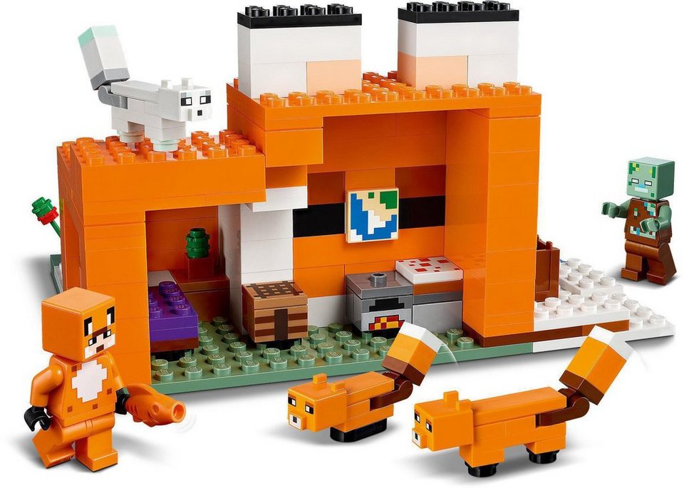 LEGO® Die Fuchs-Lodge (21178), LEGO® Minecraft™ Konstruktionsspielsteine, (193 St)