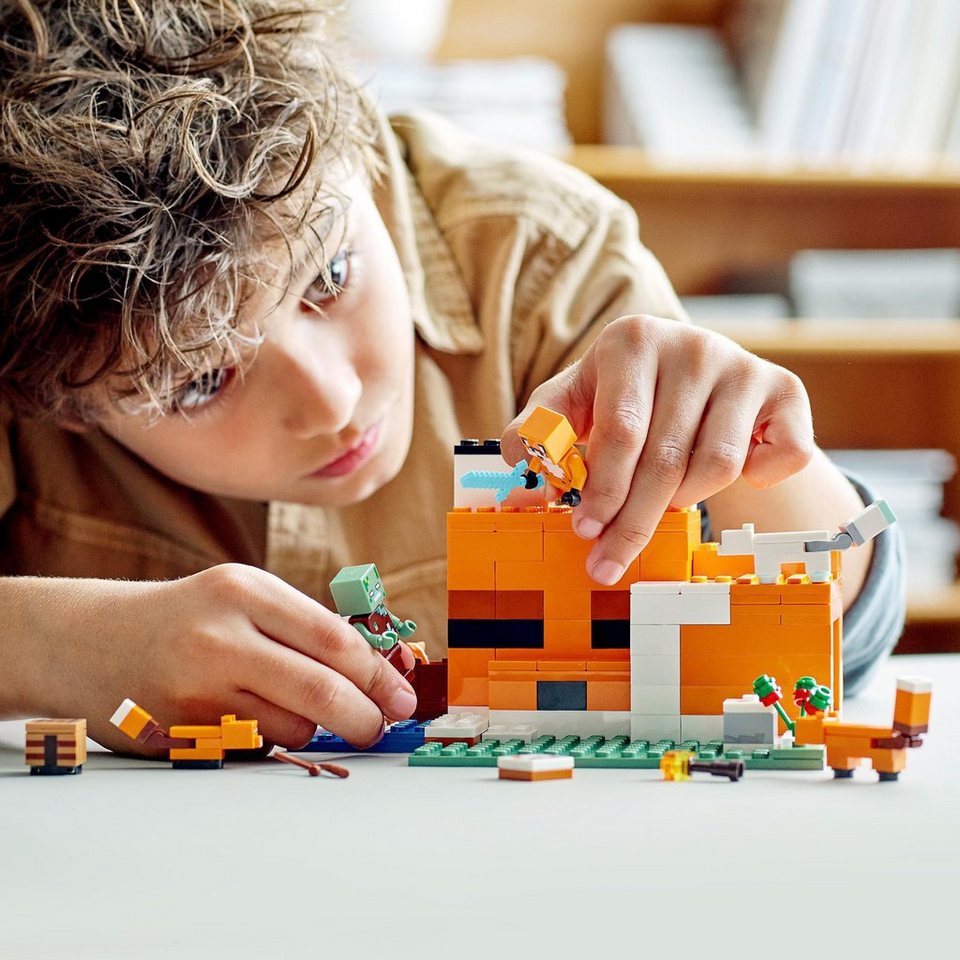 LEGO® Die Fuchs-Lodge (21178), LEGO® Minecraft™ Konstruktionsspielsteine, (193 St)
