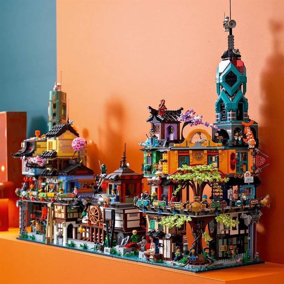 LEGO® Die Gärten von Ninjago City (71741) inkl. Ninjago Mikro-City (40703) Spielbausteine