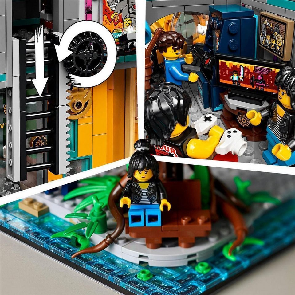 LEGO® Die Gärten von Ninjago City (71741) inkl. Ninjago Mikro-City (40703) Spielbausteine