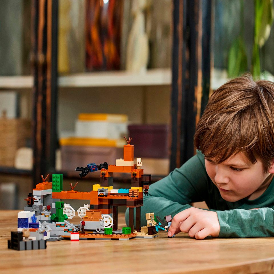 LEGO® Die Mine in den Badlands (21263), LEGO Minecraft Konstruktionsspielsteine, (538 St), Made in Europe