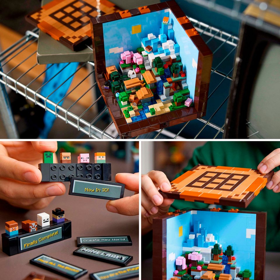 LEGO® Die Werkbank (21265), LEGO Minecraft Konstruktionsspielsteine, (1195 St), Made in Europe