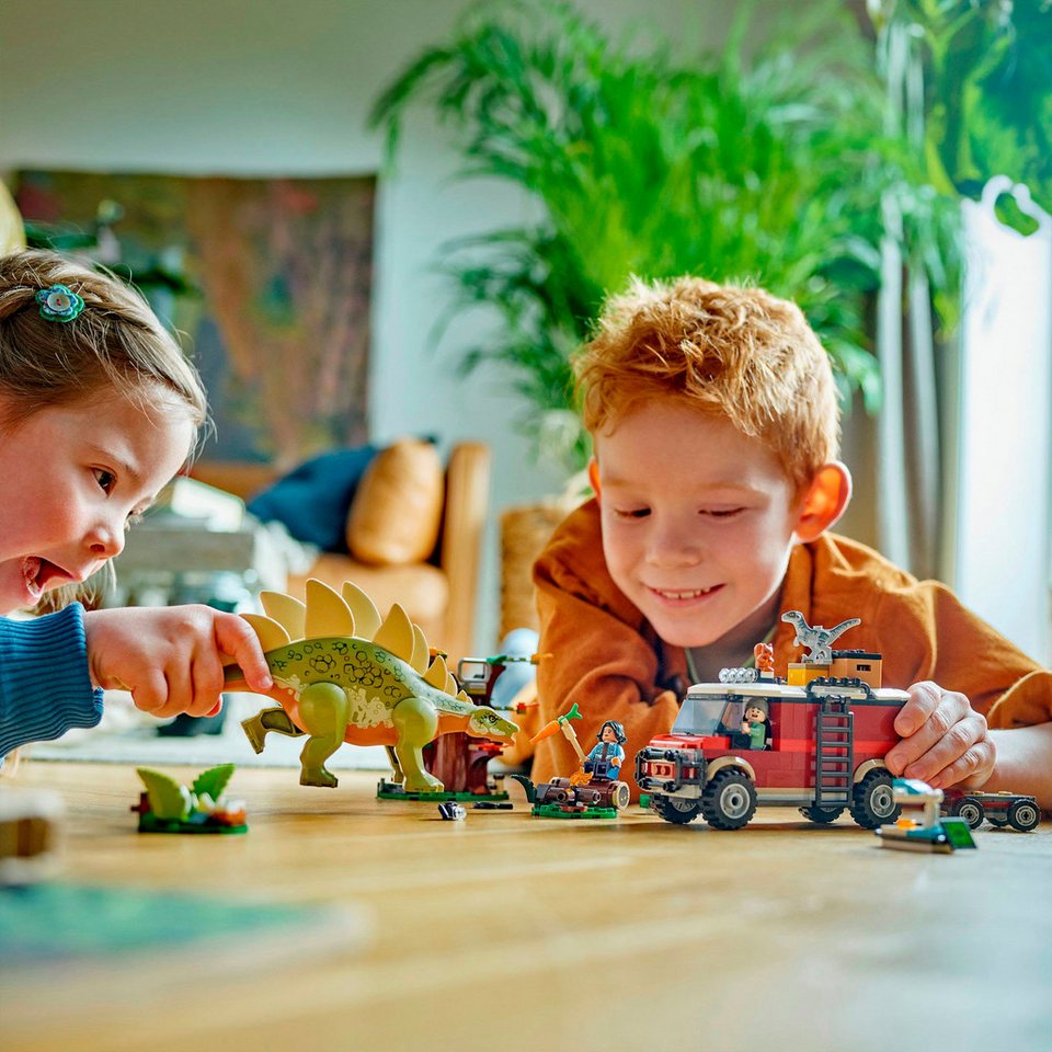 LEGO® Dinosaurier-Missionen: Entdeckung des Stegosaurus (76965) Konstruktionsspielsteine, (420 St), LEGO Jurassic World; Made in Europe
