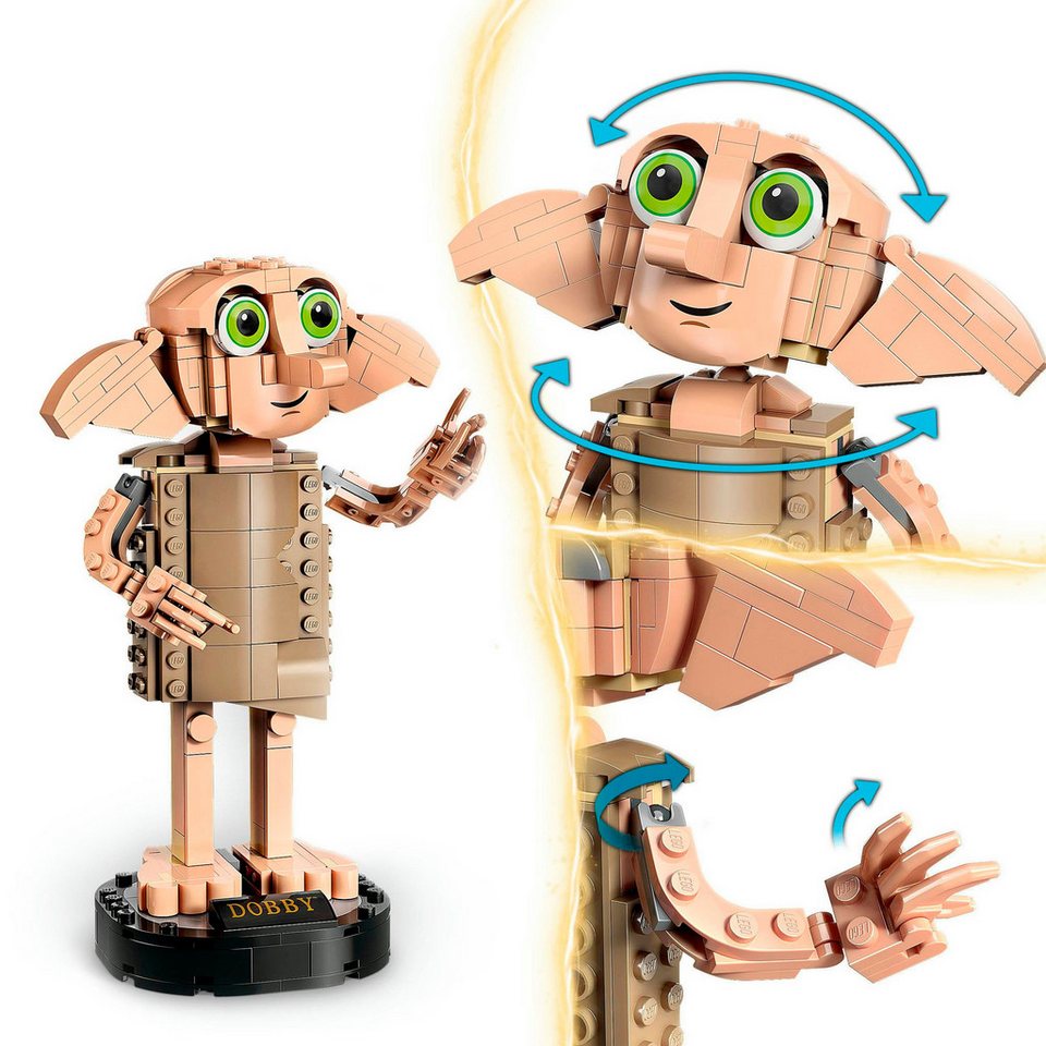 LEGO® Dobby™ der Hauself (76421), LEGO® Harry Potter™ Konstruktionsspielsteine, (403 St), Made in Europe