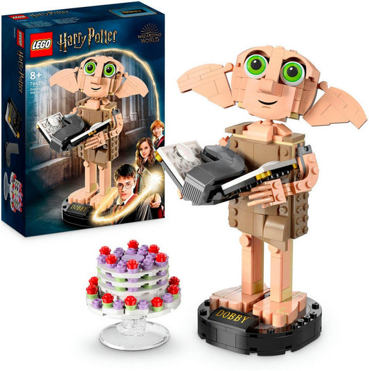 LEGO® Dobby™ der Hauself (76421), LEGO® Harry Potter™ Konstruktionsspielsteine, (403 St), Made in Europe