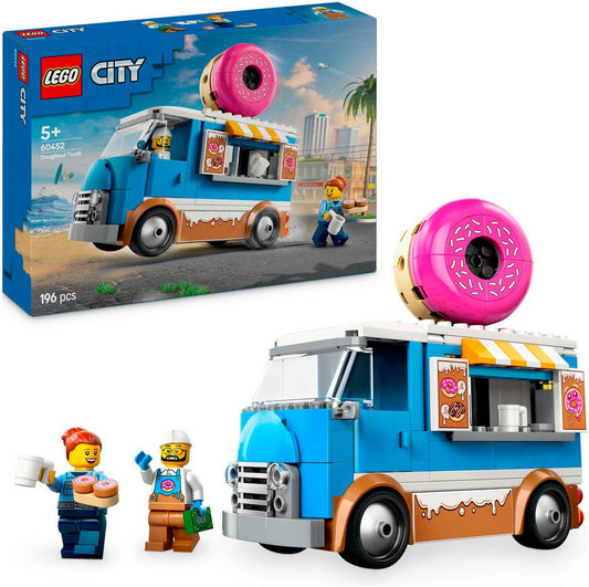LEGO® Donut Truck (60452), LEGO City Konstruktionsspielsteine, (196 St), Made in Europe
