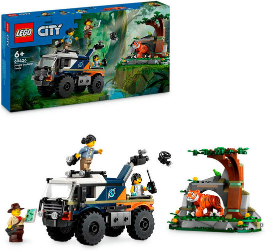 LEGO® Dschungelforscher-Truck (60426), LEGO City Konstruktionsspielsteine, (314 St), Made in Europe