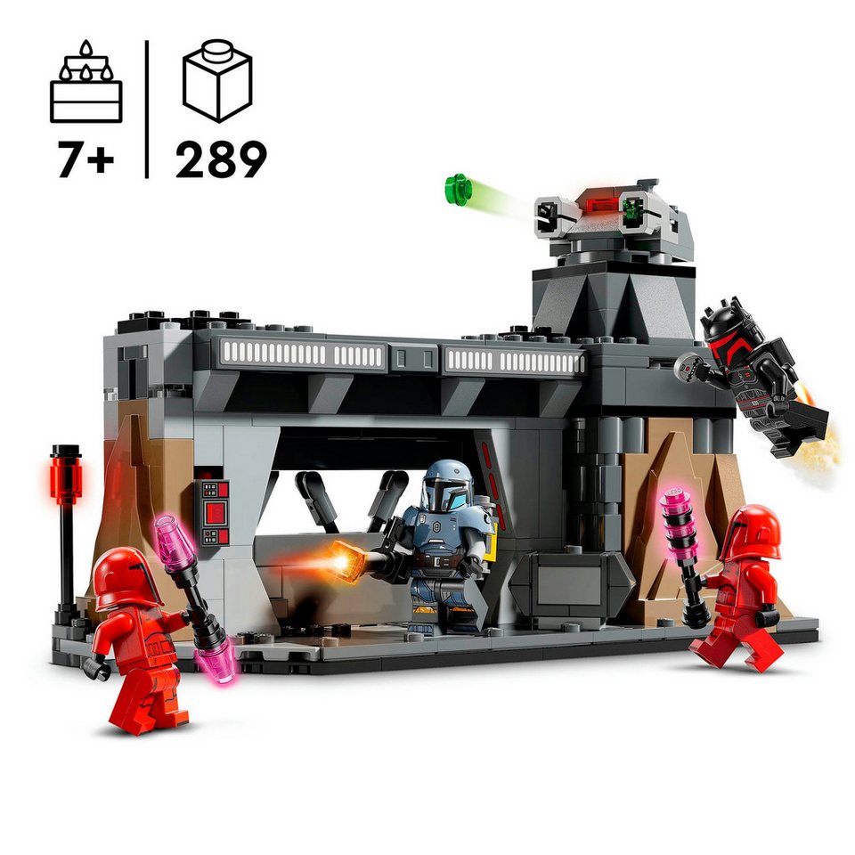 LEGO® Duell zwischen Paz Vizsla™ und Moff Gideon™ (75386), LEGO Star Wars™ Konstruktionsspielsteine, (289 St), Made in Europe
