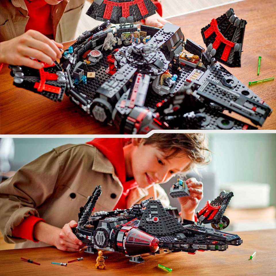 LEGO® Dunkler Millennium Falke (75389), LEGO Star Wars ™ Konstruktionsspielsteine, (1579 St), Made in Europe