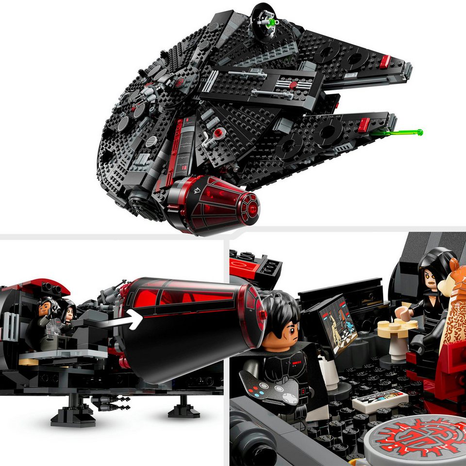 LEGO® Dunkler Millennium Falke (75389), LEGO Star Wars ™ Konstruktionsspielsteine, (1579 St), Made in Europe
