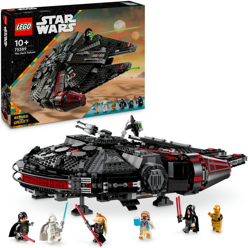 LEGO® Dunkler Millennium Falke (75389), LEGO Star Wars ™ Konstruktionsspielsteine, (1579 St), Made in Europe