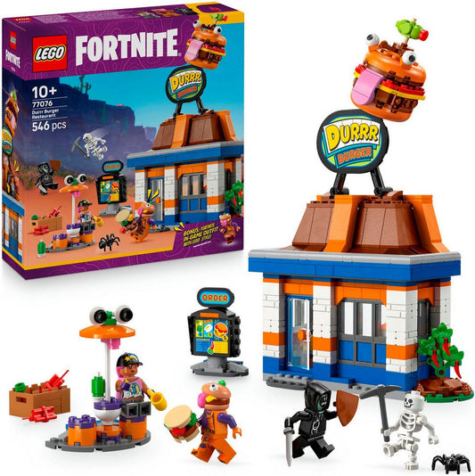 LEGO® Durrr Burger Restaurant (77076), LEGO Fortnite Konstruktionsspielsteine, (546 St), Made in Europe