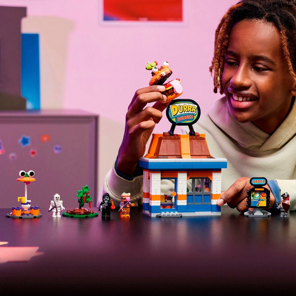 LEGO® Durrr Burger Restaurant (77076), LEGO Fortnite Konstruktionsspielsteine, (546 St), Made in Europe