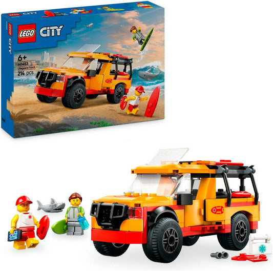 LEGO® Einsatzfahrzeug der Rettungsschwimmer (60453), LEGO City Konstruktionsspielsteine, (214 St), Made in Europe