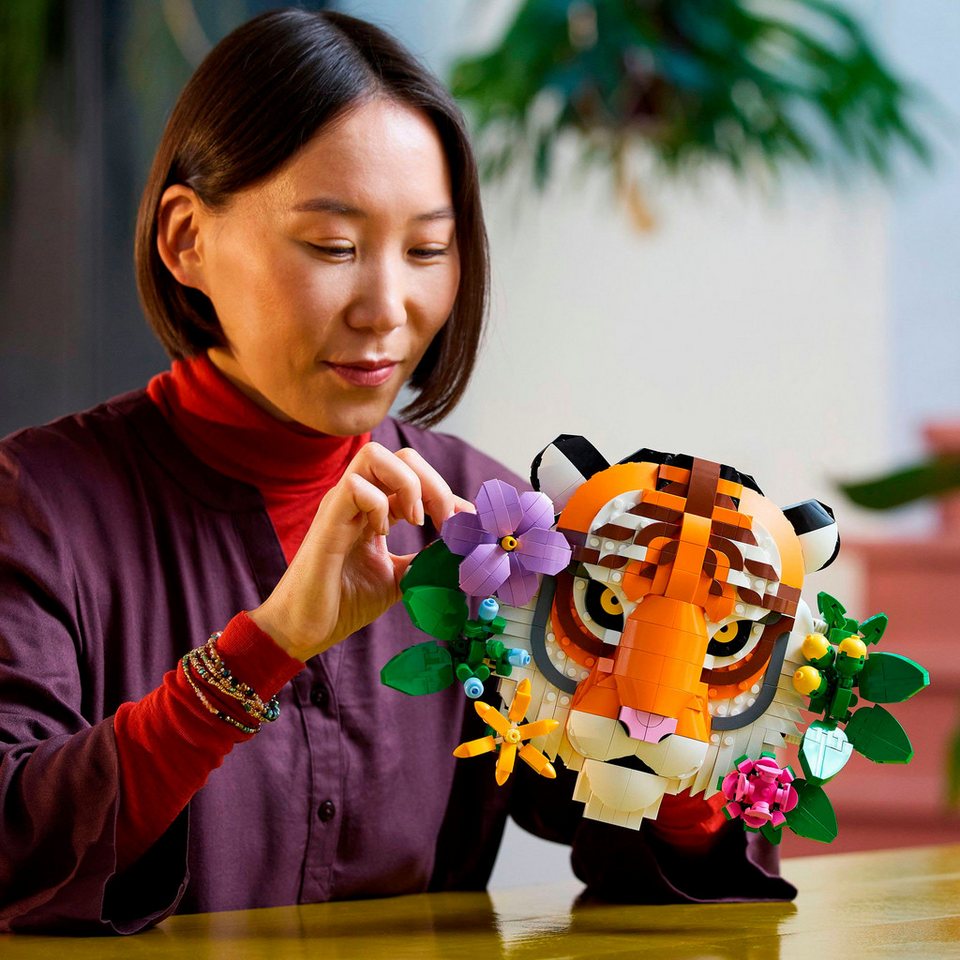 LEGO® Fauna Collection - Tiger (31217), LEGO ART Konstruktionsspielsteine, (744 St), Made in Europe