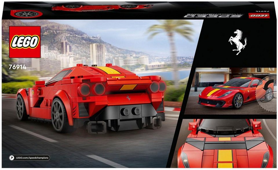 LEGO® Ferrari 812 Competizione (76914), LEGO®Speed Champions Konstruktionsspielsteine, (261 St)