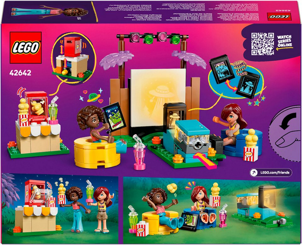 LEGO® Filmabend mit Freunden (42642), LEGO Friends Konstruktionsspielsteine, (154 St), Made in Europe