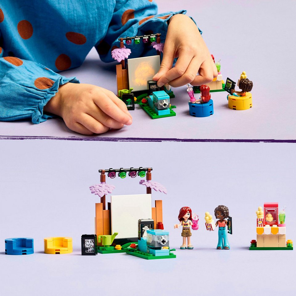 LEGO® Filmabend mit Freunden (42642), LEGO Friends Konstruktionsspielsteine, (154 St), Made in Europe