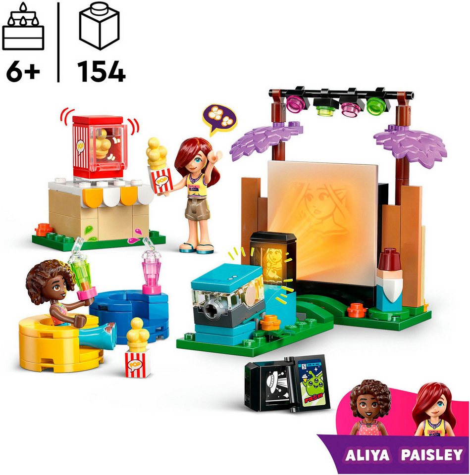 LEGO® Filmabend mit Freunden (42642), LEGO Friends Konstruktionsspielsteine, (154 St), Made in Europe