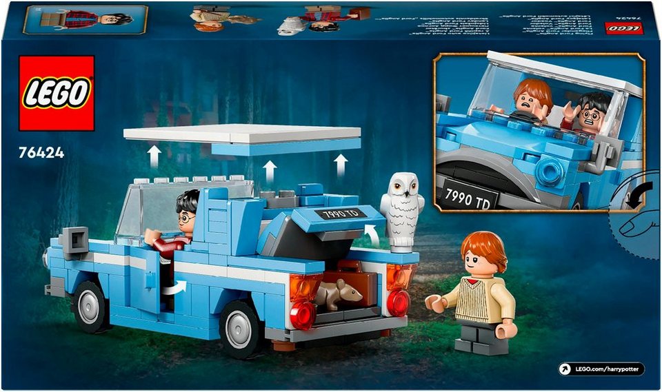 LEGO® Fliegender Ford Anglia™ (76424), LEGO® Harry Potter™ Konstruktionsspielsteine, (165 St), Made in Europe