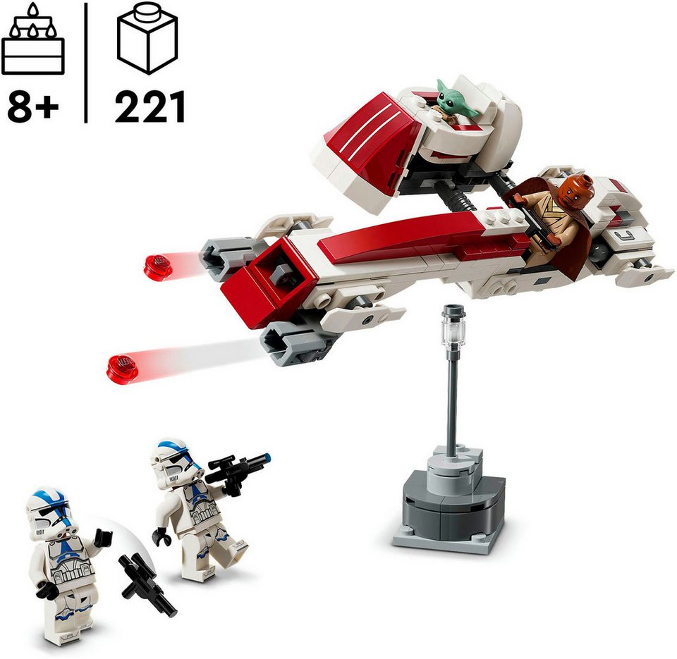 LEGO® Flucht mit dem BARC Speeder™ (75378), LEGO Star Wars ™ Konstruktionsspielsteine, (221 St)
