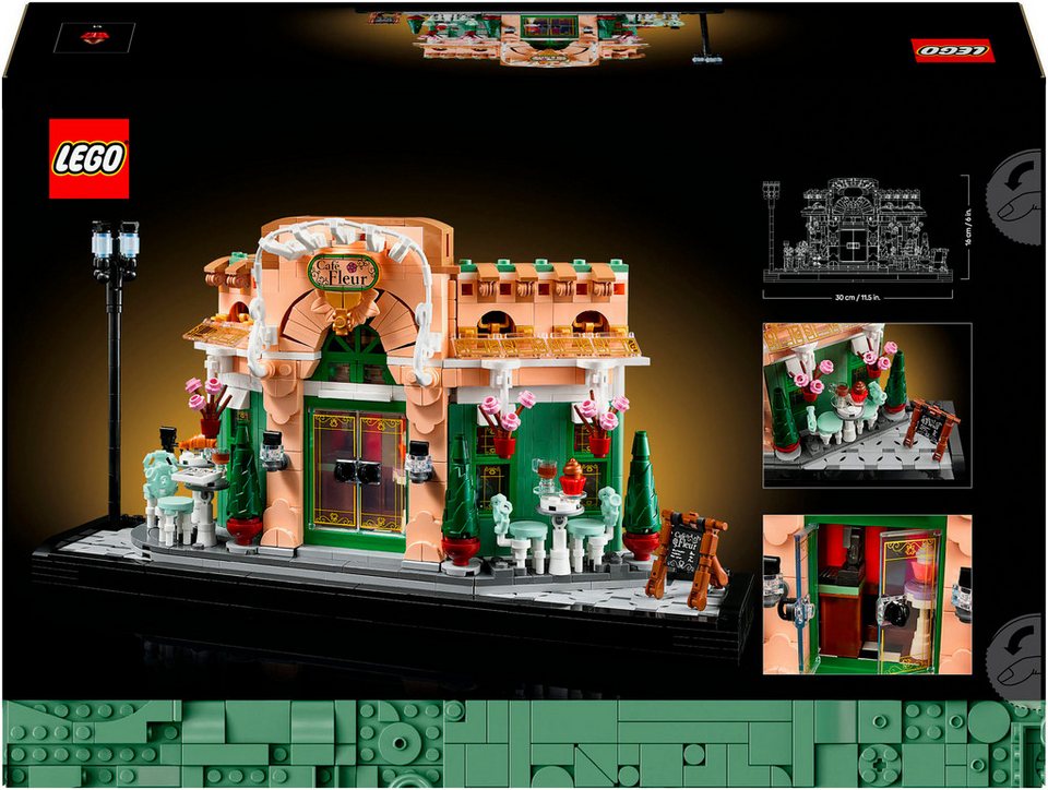 LEGO® Französisches Café (10362), LEGO® Icons Konstruktionsspielsteine, (1101 St), Made in Europe