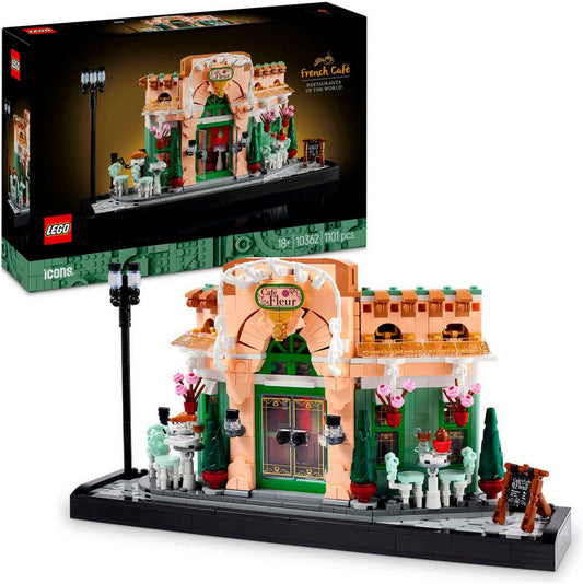 LEGO® Französisches Café (10362), LEGO® Icons Konstruktionsspielsteine, (1101 St), Made in Europe