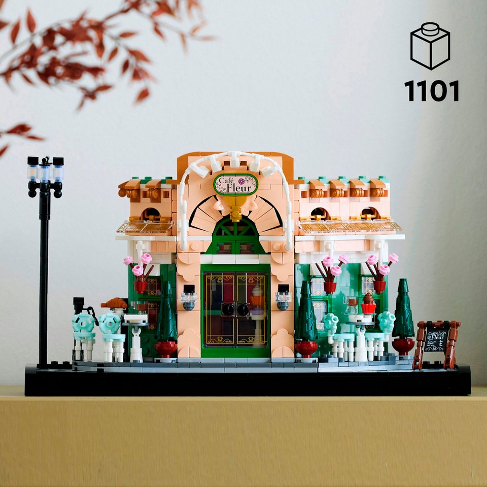 LEGO® Französisches Café (10362), LEGO® Icons Konstruktionsspielsteine, (1101 St), Made in Europe