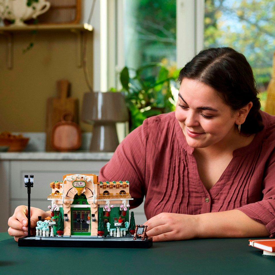LEGO® Französisches Café (10362), LEGO® Icons Konstruktionsspielsteine, (1101 St), Made in Europe