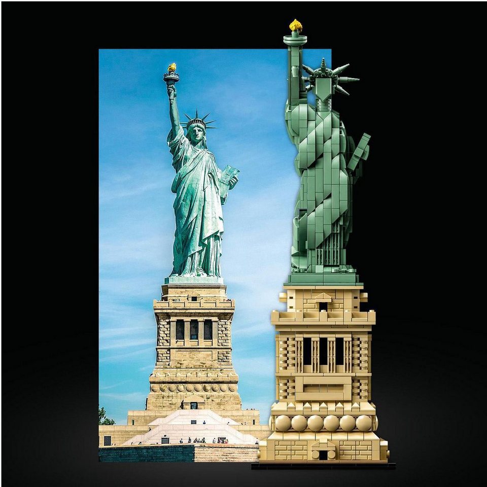 LEGO® Freiheitsstatue (21042), LEGO® Architecture Konstruktionsspielsteine, (1685 St), Made in Europe