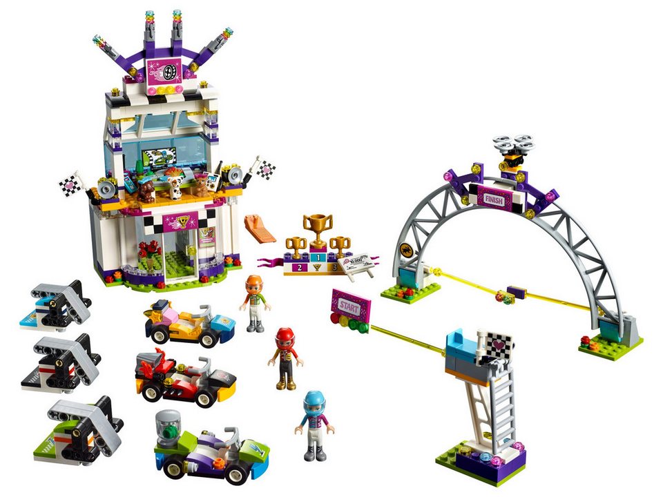 LEGO® Friends 41352 The Big Race Day Spielbausteine, (Set, 648 St., Set)