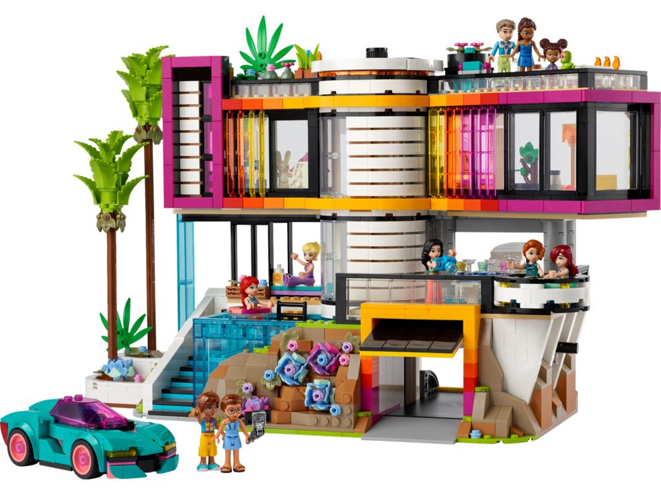 LEGO® Friends 42639 Andreas moderne Villa Spielbausteine, (Set, 2275 St., Set)