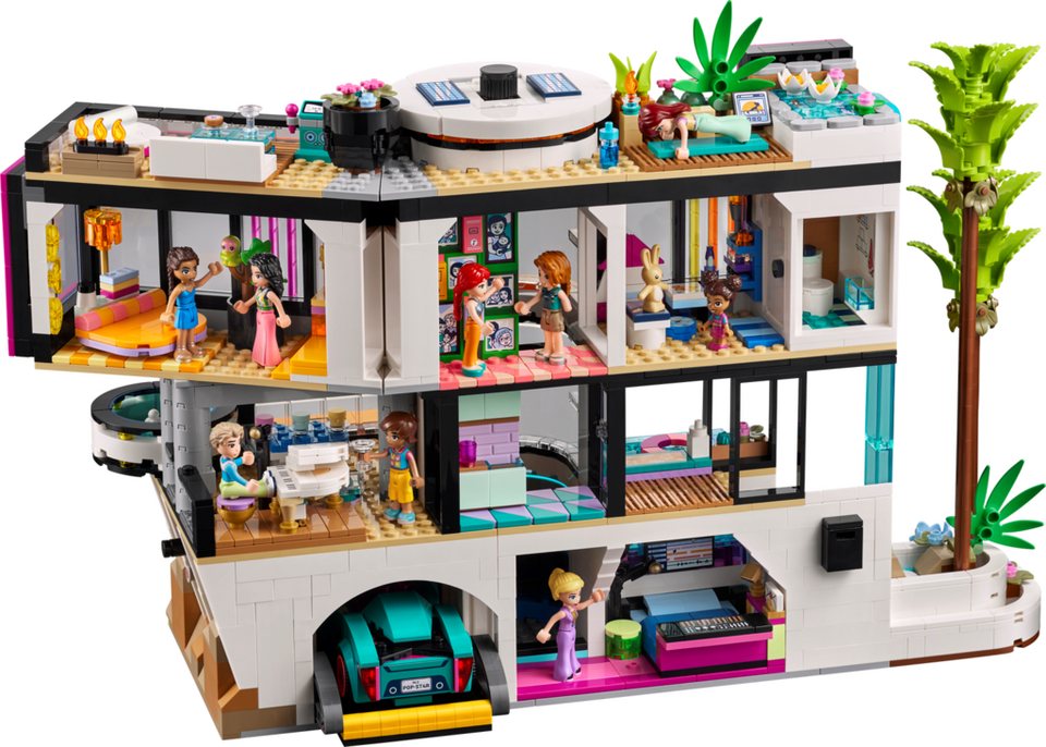 LEGO® Friends 42639 Andreas moderne Villa Spielbausteine, (Set, 2275 St., Set)