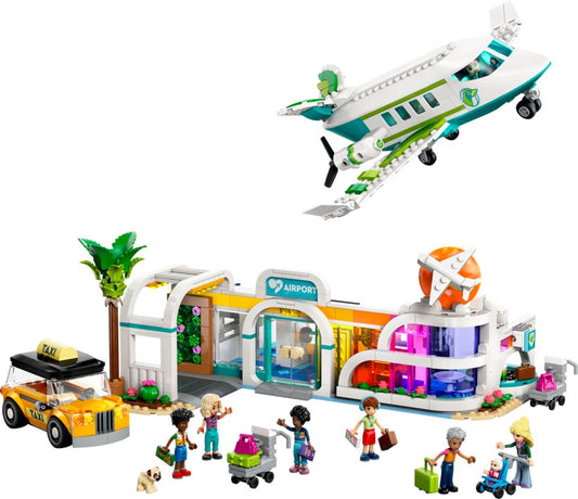 LEGO® Friends 42656 Heartlake City Flughafen mit Flugzeug Spielbausteine, (Set, 958 St., Set)