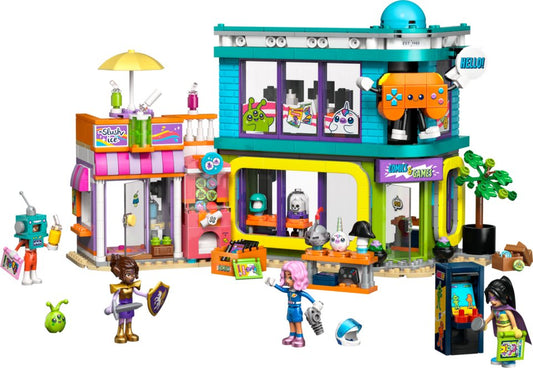 LEGO® Friends 42674 Comic- und Spieleladen Spielbausteine, (Set, 1005 St., Set)