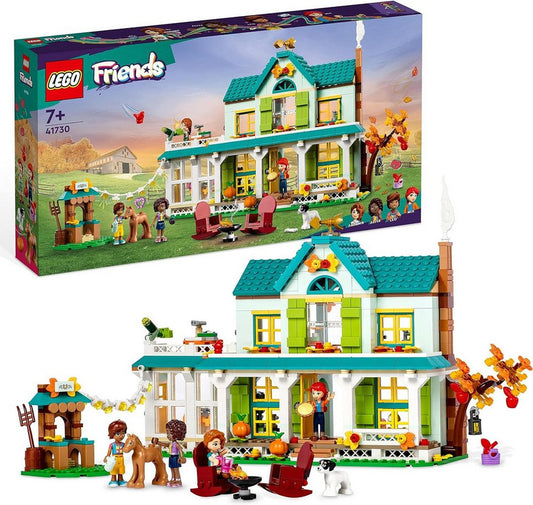 LEGO® Friends - Autumns Haus Puppenhaus mit Zubehör (41730) Konstruktions-Spielset, (853 St)