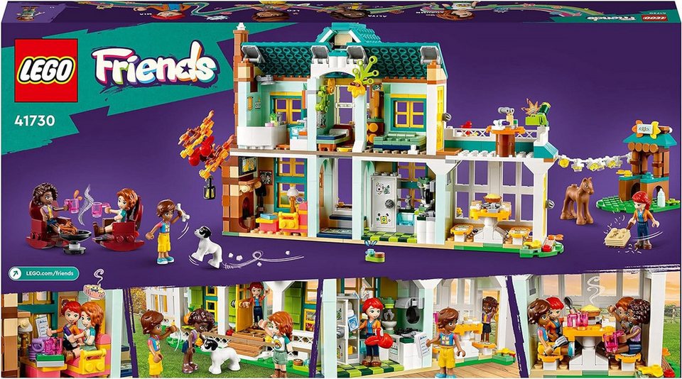 LEGO® Friends - Autumns Haus Puppenhaus mit Zubehör (41730) Konstruktions-Spielset, (853 St)